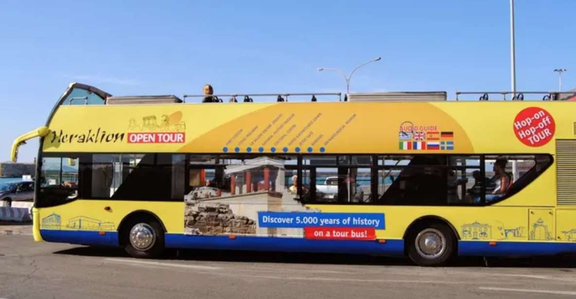 Heraklion: Hop-on Hop-off Open Top Bus Sightseeing Tour - Key Points