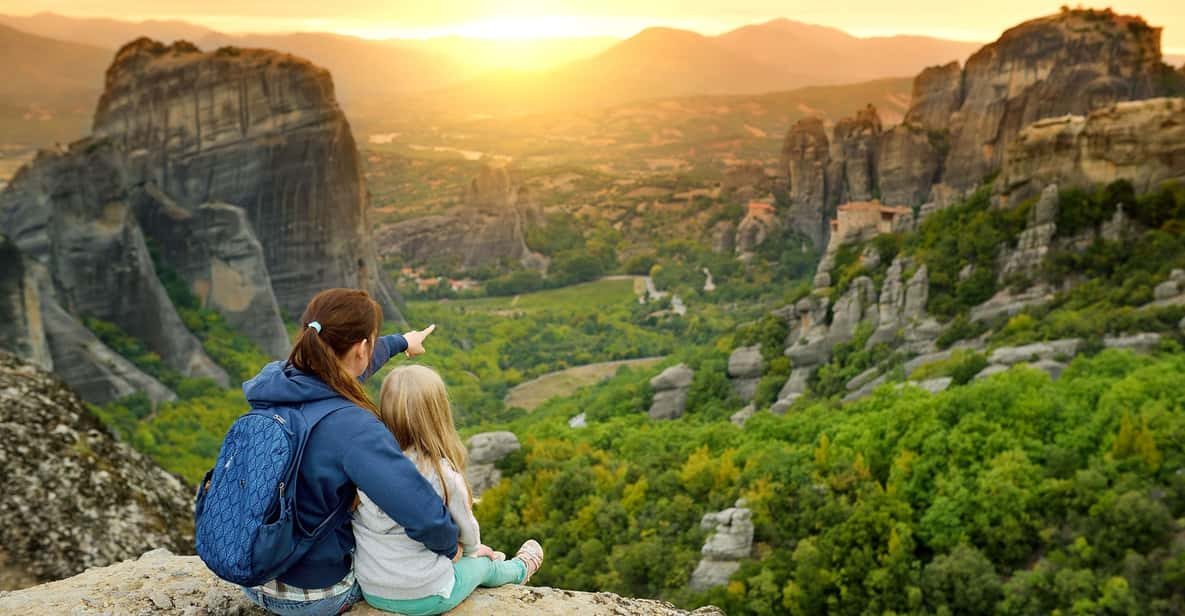 Meteora Sunset With Monastery & Caves Tour in Small Group - Key Points