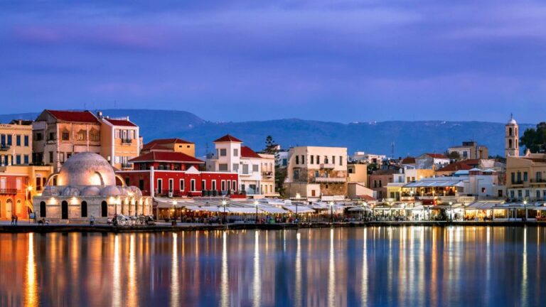 Chania Evening From Rethymno