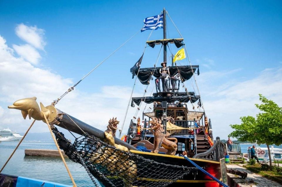 1 corfu town pirate ship coastal cruise Corfu Town: Pirate Ship Coastal Cruise