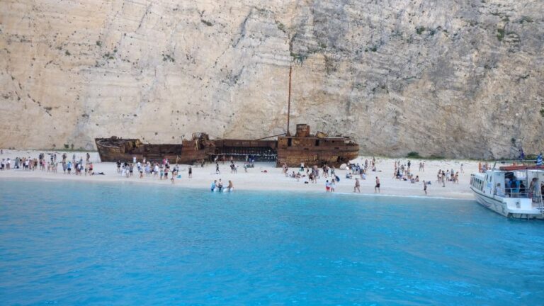 Navagio Shipwreck Beach and Blue Caves Full-Day Tour