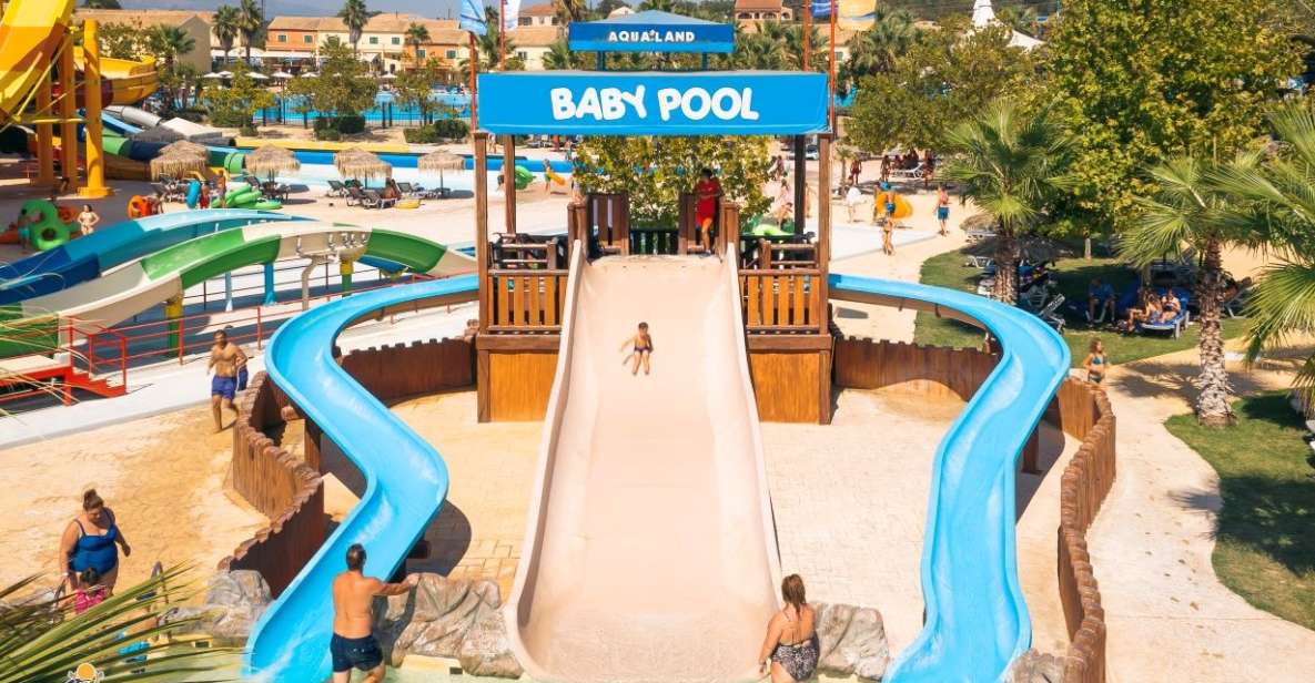 Corfu: Aqualand Water Park Entry Ticket & Optional Transfer - Inclusions