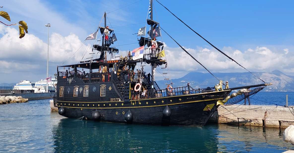 Corfu Town: Pirate Ship Coastal Cruise - Dressing Up as Pirates