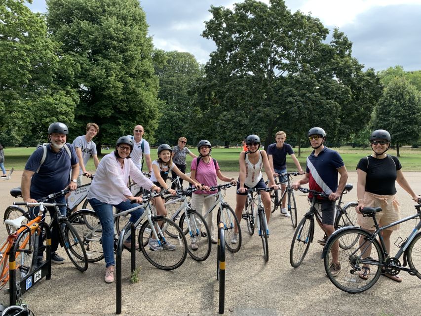 London: Royal Parks and Palaces Afternoon Bike Tour - Inclusions