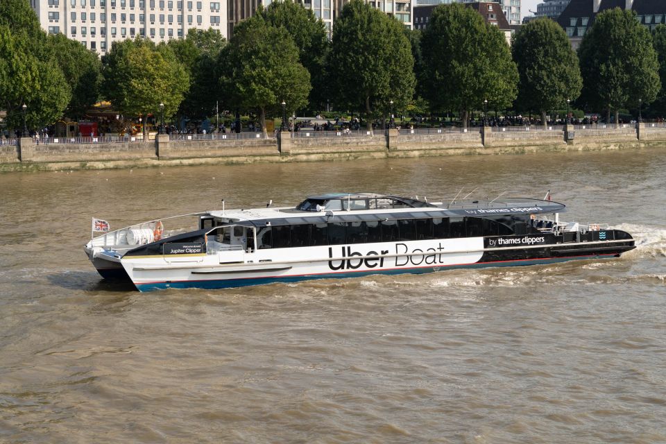 London: Uber Boat Single Trip and London Cable Car - Navigating London