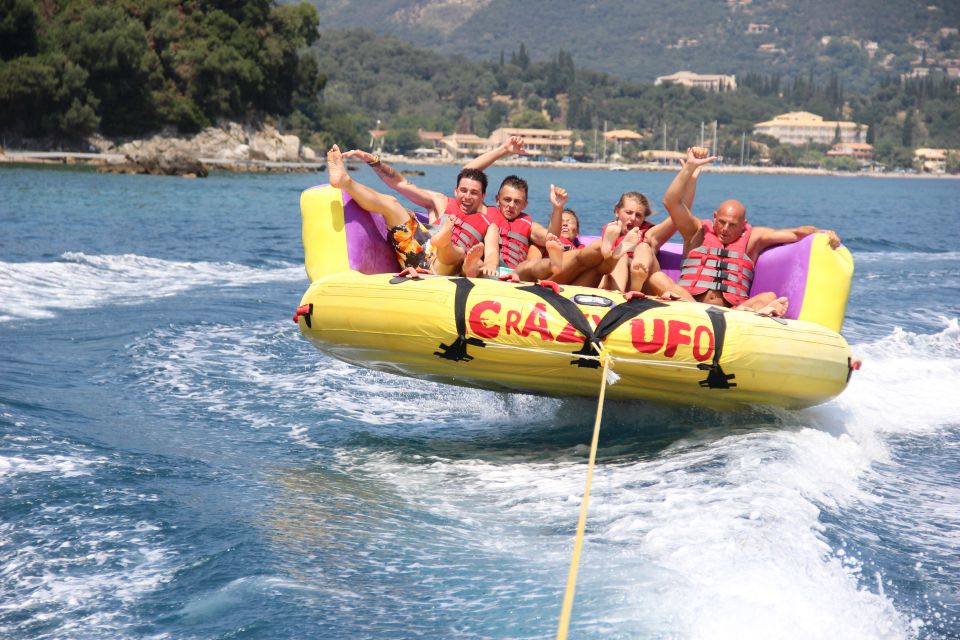 Corfu: Watersports - Inflatable Rides Near Corfu Town - Extreme Donut Rides