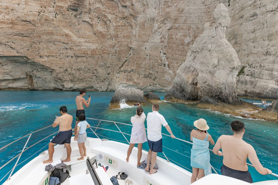 Porto Vromi: Navagio Shipwreck Beach & Blue Caves by Boat - Inclusions in the Package