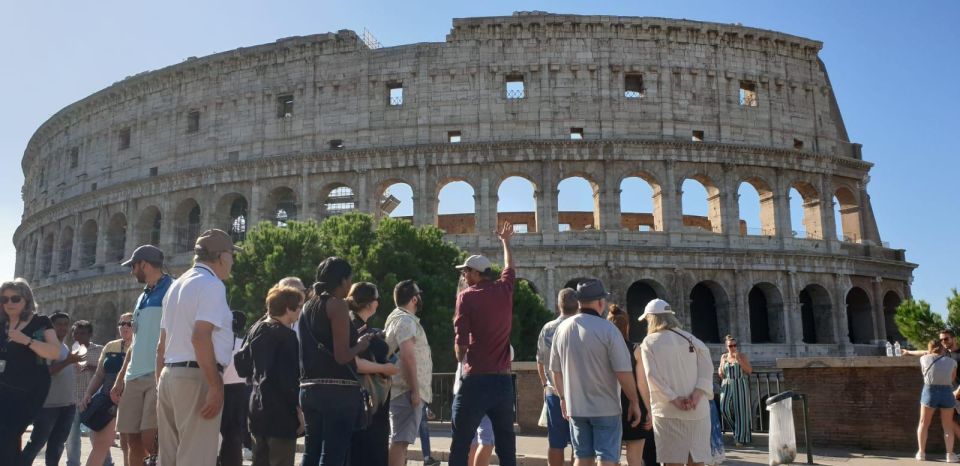 Rome: Private Colosseum Guided Tour With Food & Wine Tasting - Meeting Point and Information