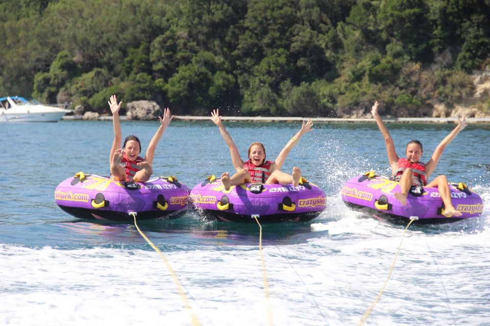 Corfu: Watersports - Inflatable Rides Near Corfu Town - Family-Friendly Sofa Rides