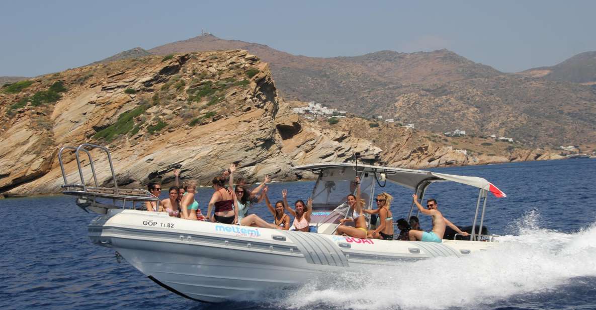 Ios Island: Speedboat Cruise From Mylopotas Beach - Booking Details