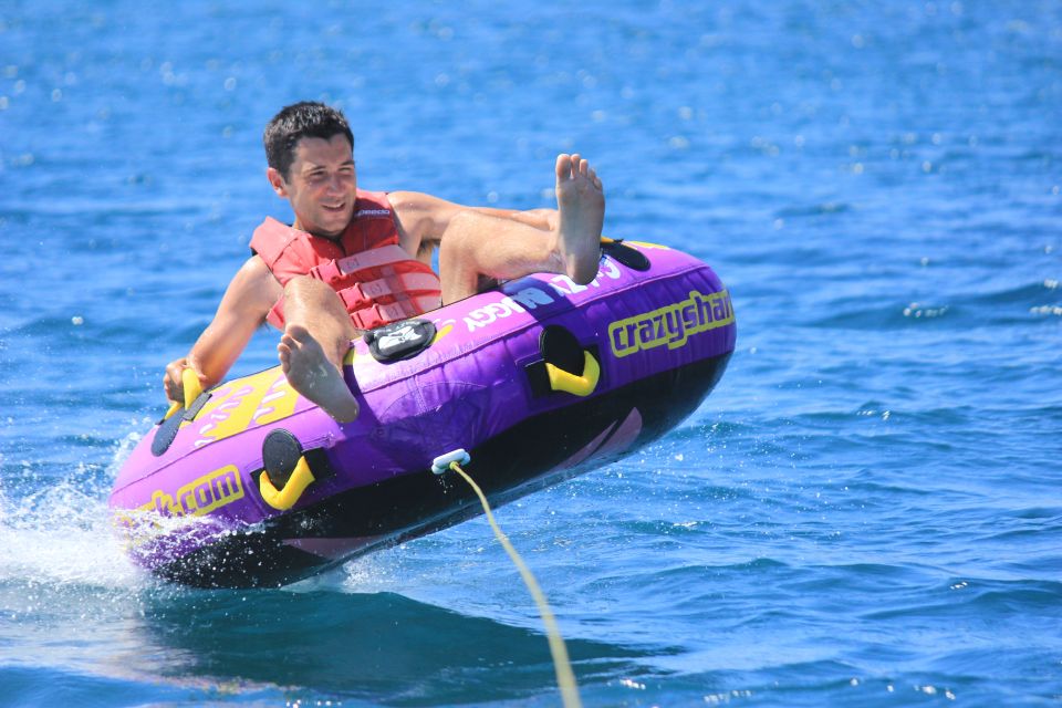 Corfu: Watersports - Inflatable Rides Near Corfu Town - Unique Slider Rides