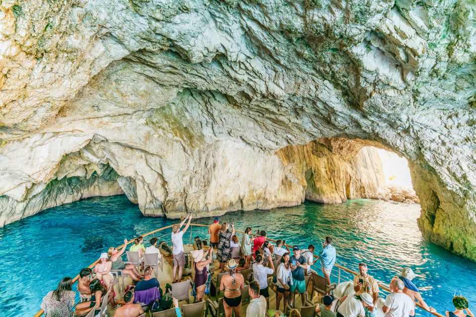 From Corfu Island: Antipaxos & Paxos Blue Caves Boat Cruise - Meeting Points