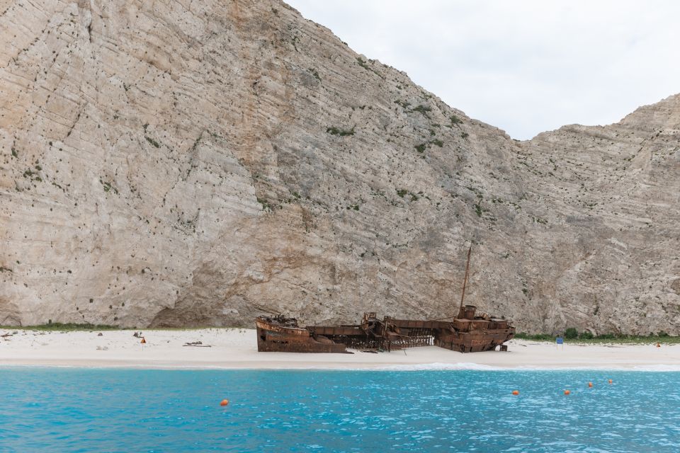 Porto Vromi: Navagio Shipwreck Beach & Blue Caves by Boat - Meeting Point Details