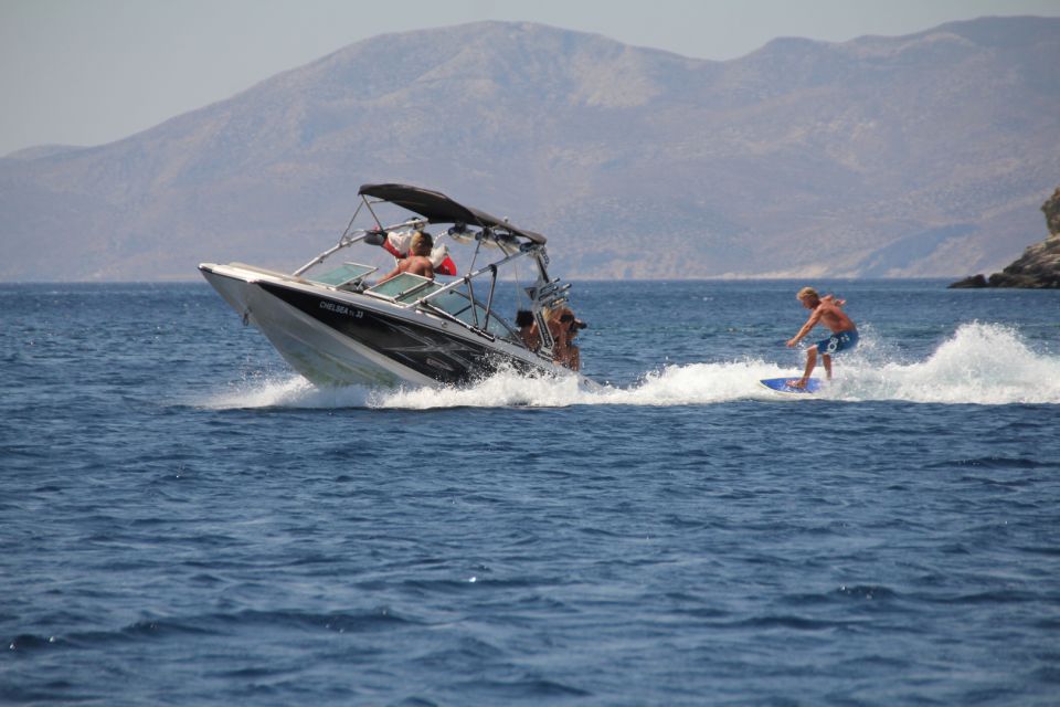 Ios Island: Speedboat Cruise From Mylopotas Beach - Common questions