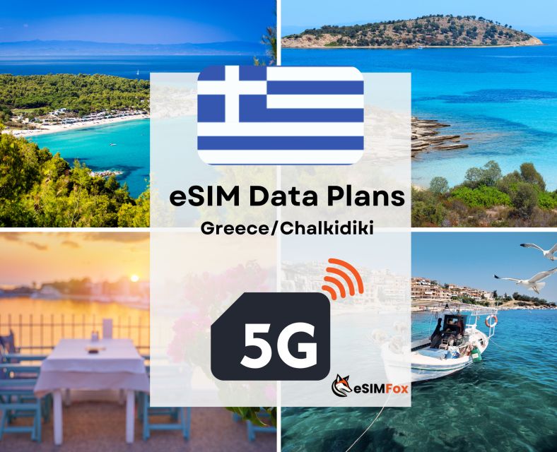 Chalkidiki: Greece/Europe Esim Internet Data Plan High-Speed - Device Compatibility: Major Esim Devices